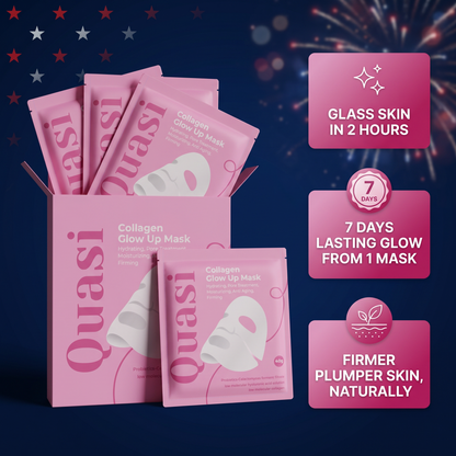 Bio-Collagen Face Mask Overnight – Hydrating Korean Sheet Mask – Niacinamide & Low Molecular Collagen