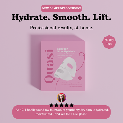 Bio-Collagen Face Mask Overnight – Hydrating Korean Sheet Mask – Niacinamide & Low Molecular Collagen