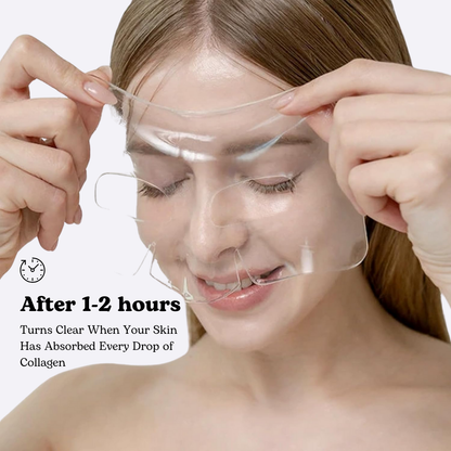 Bio-Collagen Face Mask Overnight – Hydrating Korean Sheet Mask – Niacinamide & Low Molecular Collagen